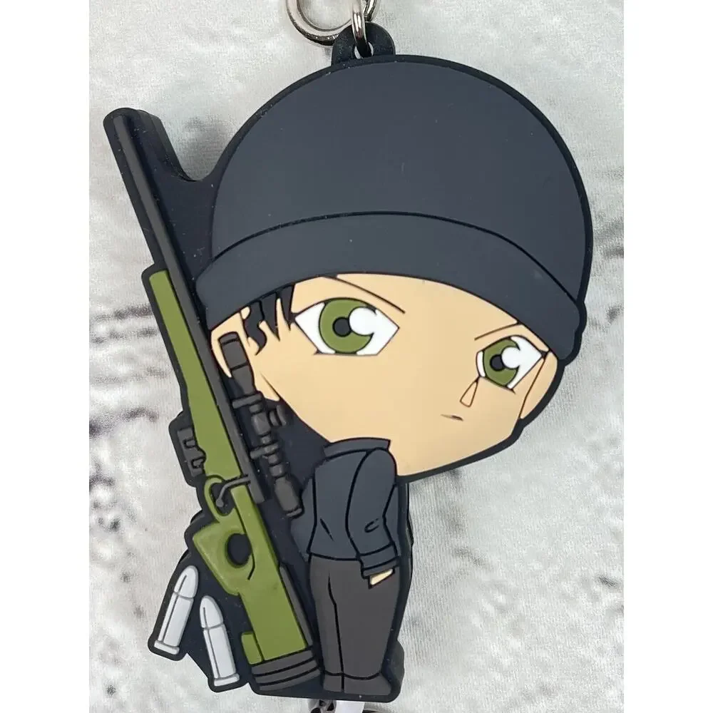 Detective Conan Case Closed keychain Badge Holder Anime Collectible New